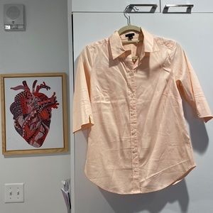 Pink-salmon peachy color Ann Taylor shirt